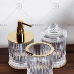 ست کریستالی سرویس بهداشتی