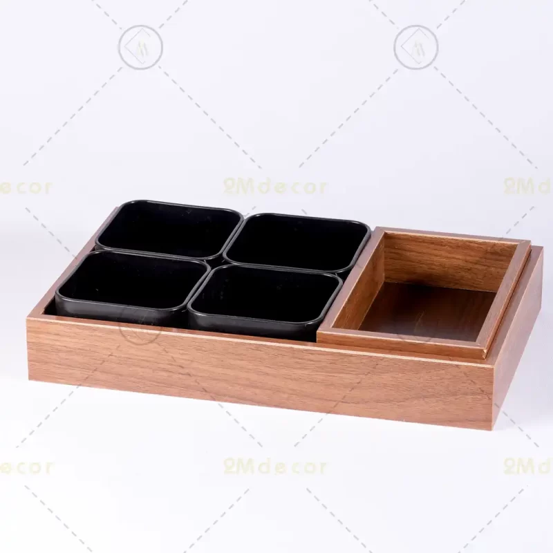 سینی مزه چوبی