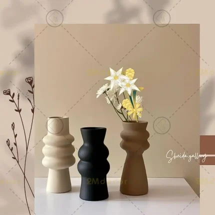 گلدان مدرن دکوراتیو مدل موج
