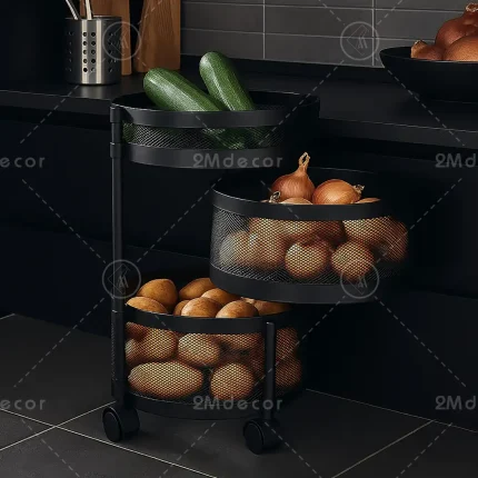 جا سیب زمینی و پیاز دو و نیم طبقه لوکس